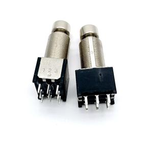 China CE 17.1mm Foot Pedal Guitar 125V AC 6A 9 Pin Footswitch wholesale