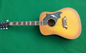 China 2018 Orange Sunburst Dovo acoustic guitar wholesale