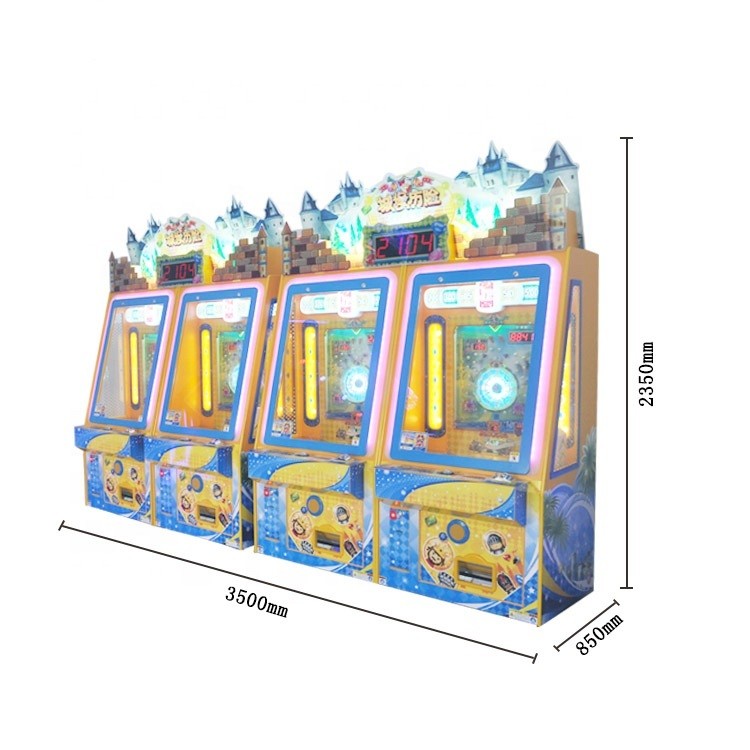 Coin Operated Castle Maze Coin Pusher Game Machine For Amusement Game Center