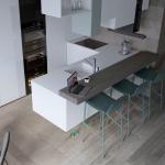 Edna Classic Design Automatic Frameless PVC Board Cabinet Kitchen Cabinets PVC