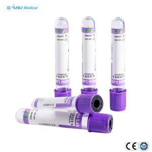 China Vacuum Blood Collection Tube EDTA 8ml PET Material wholesale