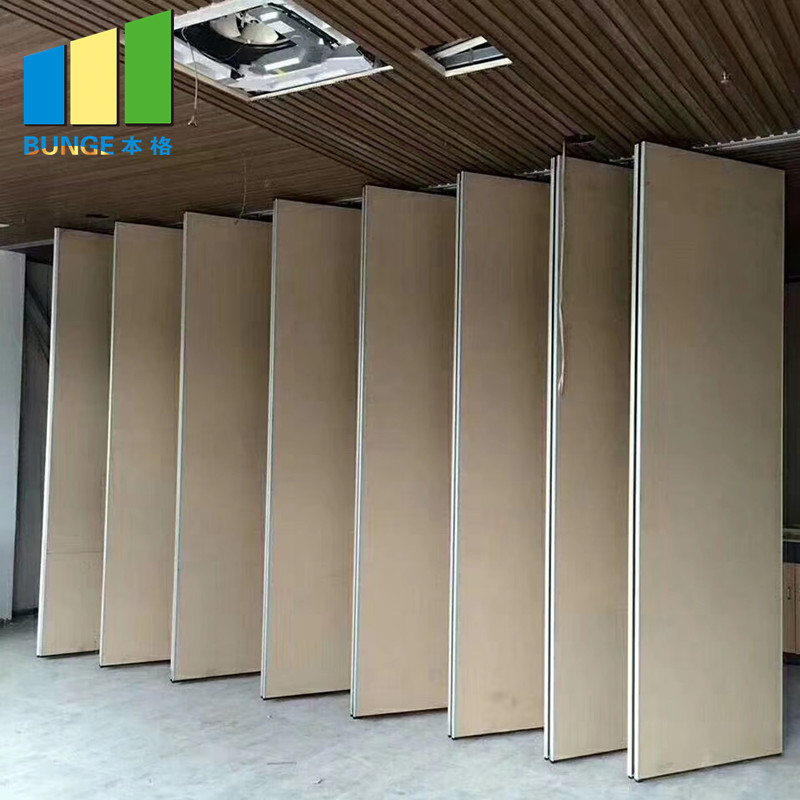 Demountable Operable Wall System Foldable Movable Acoustic Partition Wall For Hotel