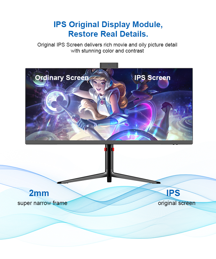Intel Processor Windows 10 OS 30 Inch All In One Desktop Pc for Office and School