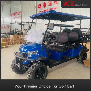 China 40km/H Top Speed Carbon Steel Luxury Golf Cart Four Wheel Disc Brake wholesale
