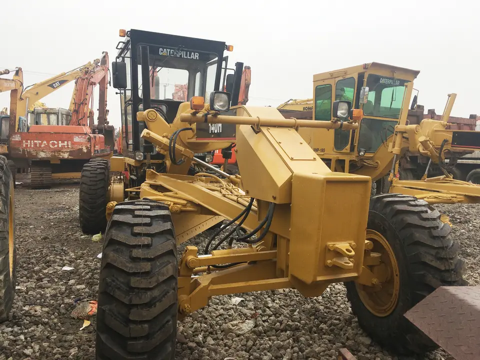 Secondhand CAT 140G 140K 140 Motor Grader with 140h Usage and Huade Hydraulic Valve
