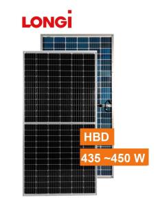 China Longi 144 Cells Hbd Bifacial 435w 450w Mono Solar Panels wholesale