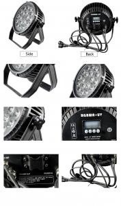 China IP65 18*15W Waterproof LED Par Light RGBWA 5in1 for Music Show Wedding&amp;Party wholesale