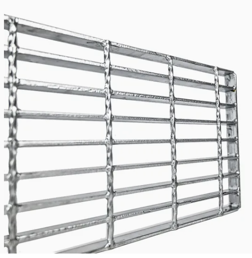 Heavy-Duty Galvanized Steel Stair Treads for Secure Access