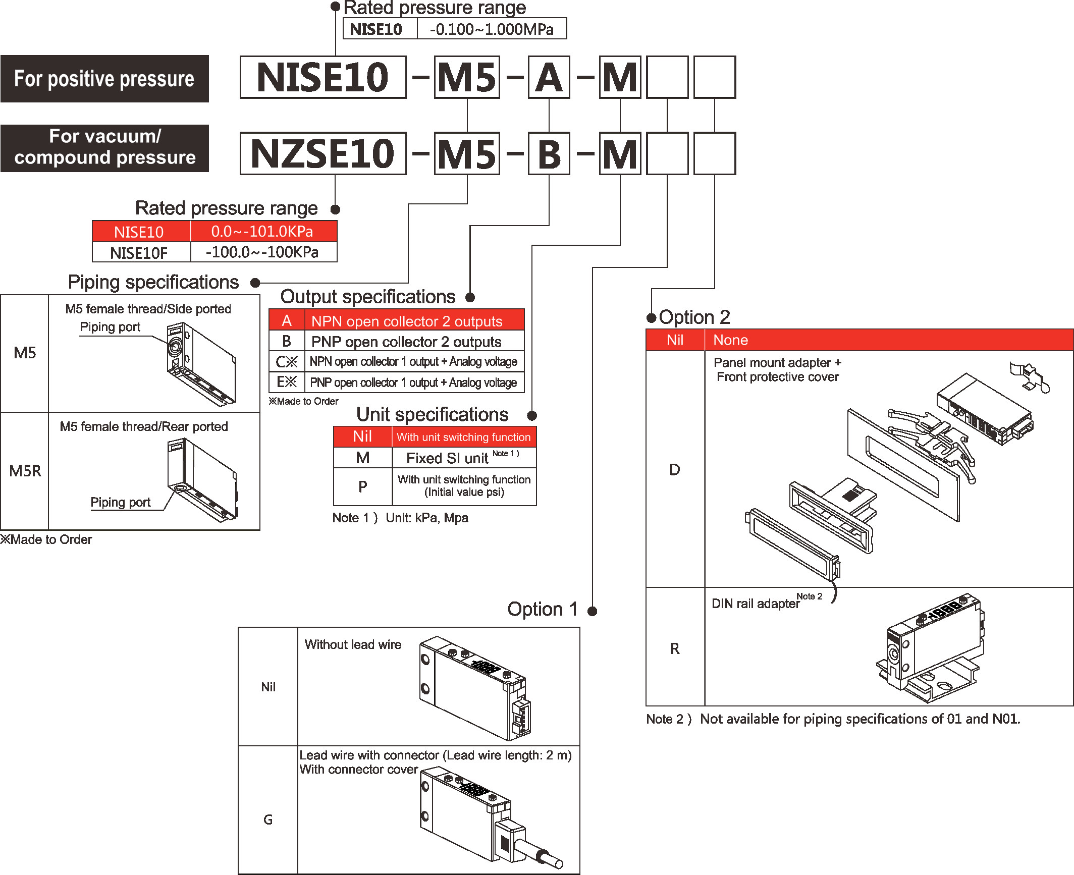 10mm Electronic Digital Pressure Switch
