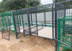 China Outdoor Large Galvanized Welded Wire Pet Fence Enclosure House Dog Run Kennel wholesale