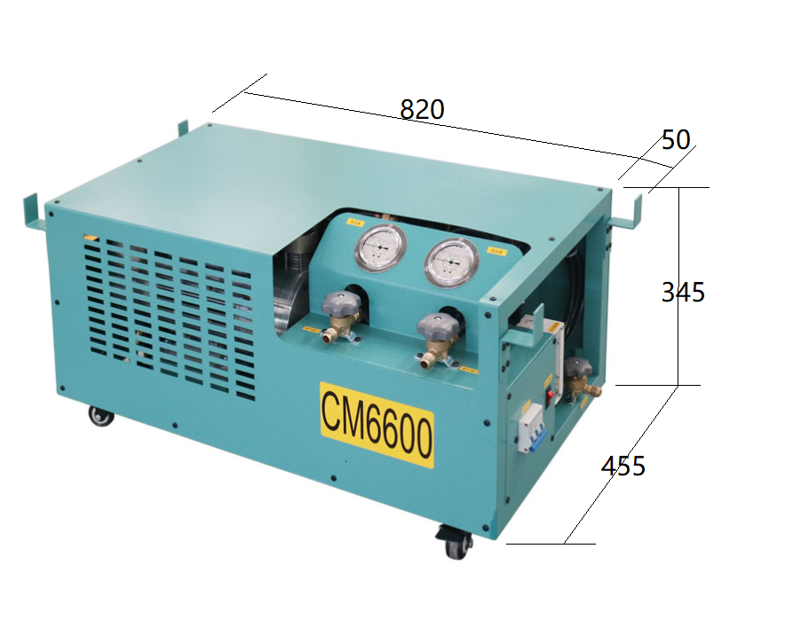 A/C Freon Refrigerant Split Charging Filling Machine R134a R404a Gas Recovery Recharge Machine
