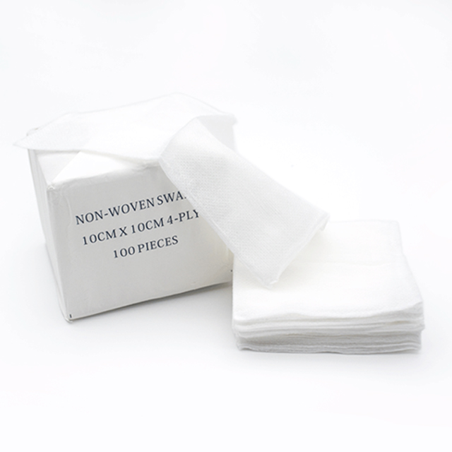 Medical High Clean Non Sterile Non-Adherent 4 X 4 Gauze Dressing For Wounds Non Woven Gauze Pads