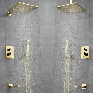 China Brushed Gold Black Silver Embedded OEM Concealed Basin Mixer wholesale