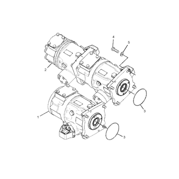 Caterpillar 3849434 Parts scheme PUMP GP-PISTON