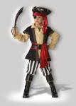 Pirate Cosplays Scoundrel Teen Boy Halloween Costumes Black Red
