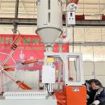 Industrial HDPE Extrusion Line , Plastic Pipe Extruder Machine