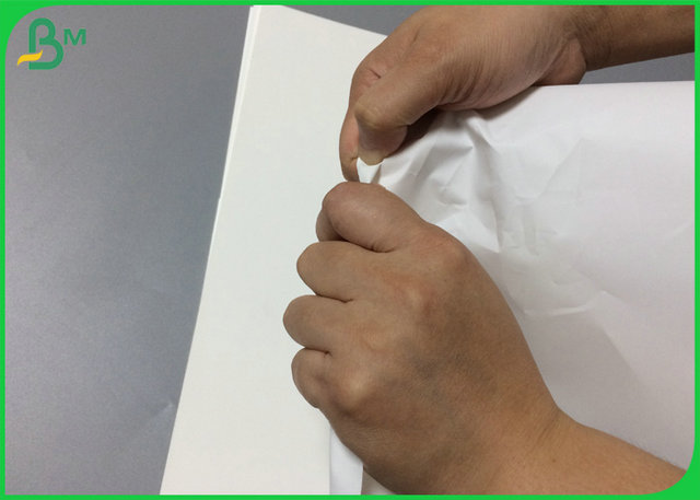 Waterproof White Color 100um PET Synthetic Paper With A4 Size Package 