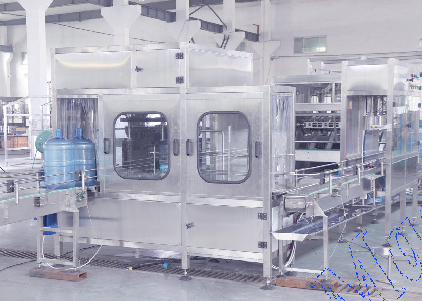 5 Gallon Automatic Water Bottle Filling Machine , Drinking Water Bottling Plant