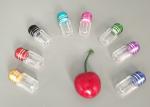OEM Small Plastic Pill Containers 14mm Capsule Packaging Bottles