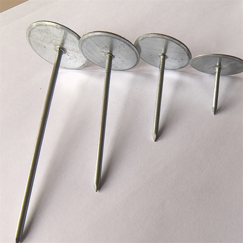 Cup Head Insulation Welded Pins With 30 Mm Round Base For HVAC Duct Insulation