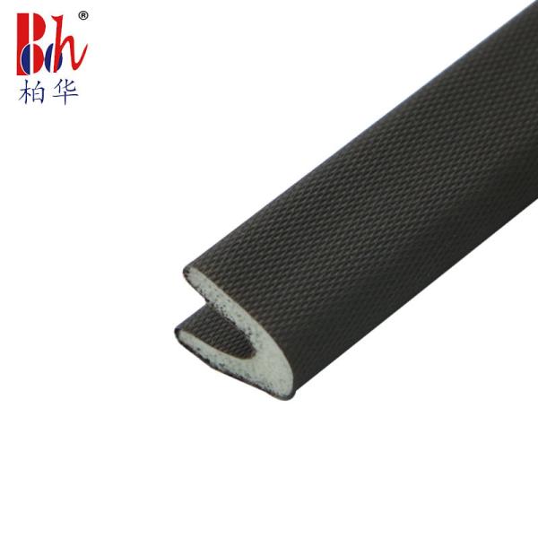 Quality V Shape Self Adhesive Foam Seal Strips Coffee Color For Metal Door for sale