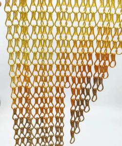 China Anoding Customizable Flexible Metal Mesh Fabric 41.5% Opening Area wholesale