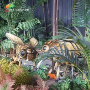 China Garden Decoration Cicada Animatronic Insect Lifelike Movement wholesale