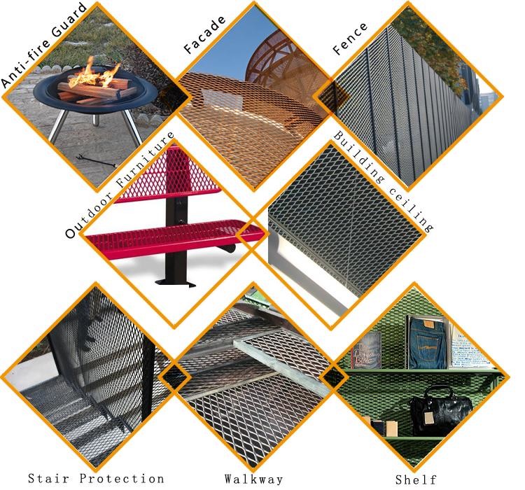 Customized Galvanized Welded Wire Mesh Pannel , Aluminum Expanded Mesh Plate
