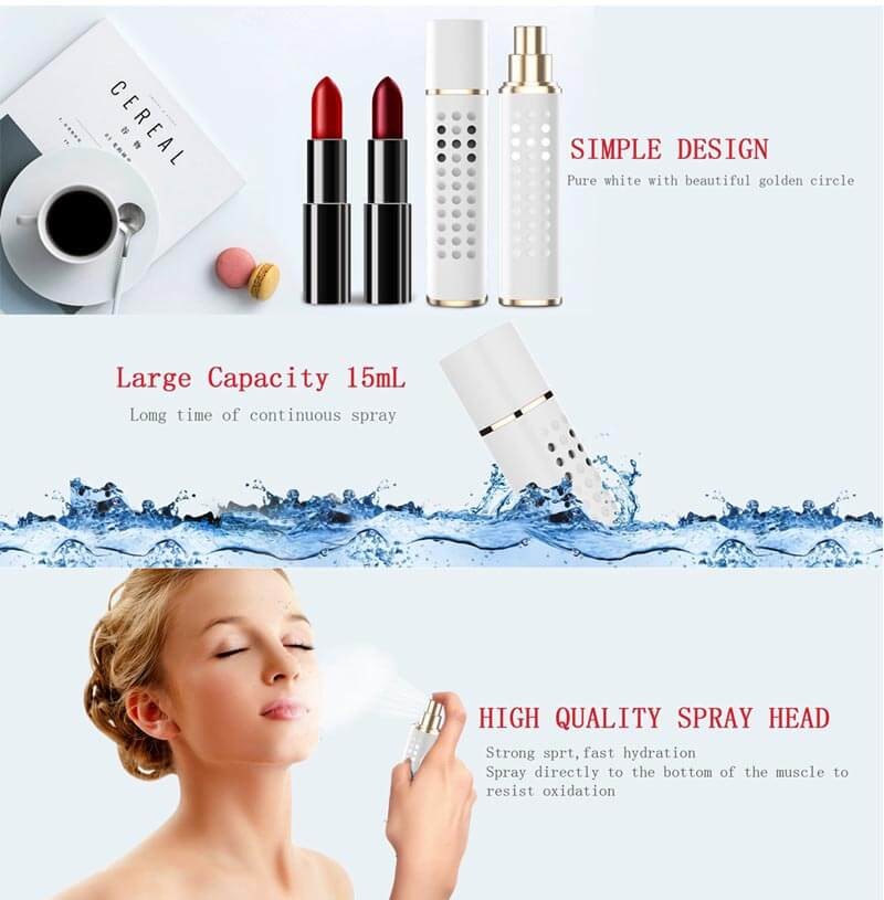 400MAH Battery Powered 15ml Hydrogen Mist Spray Deep Moisturizing