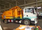6000L High Pressure Special Purpose Truck / Sewage Suction Truck Multi