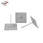25x25mm L Galvanized Steel Self Stick Jis Insulation Holding Pins