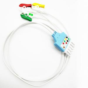 China Electrode Disposable ECG Cables Compatible HP Clip For Surgical Supplies wholesale
