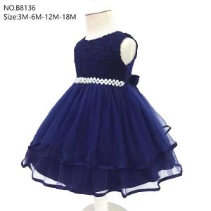 China Summer Girls Princess Dress Comfortable High Durability Pink Purple wholesale