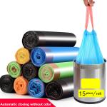 Kitchen Waste Disposal Biodegradable Drawstring Trash Bag with Drawstring