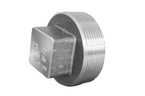 China Stainless Steel 316 304 High Pressure Pipe Fittings With Square Plug wholesale
