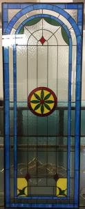 China Customized decorative window glass with patina caming wholesale