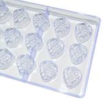 Strawberry Shape Chocolate Polycarbonate Mold Sustainable LFGB Approved