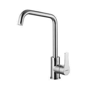China 203mm Kitchen Mixer Faucet Hot Cold Water Brass Chrome Polished wholesale