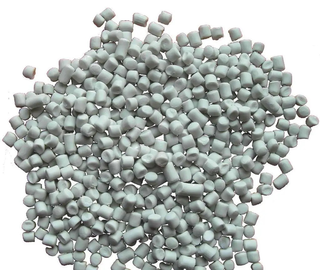 Power Cable Sheathing Flexible Rigid PVC Granule Brittle Temperaure -40C 1.35g/cm3