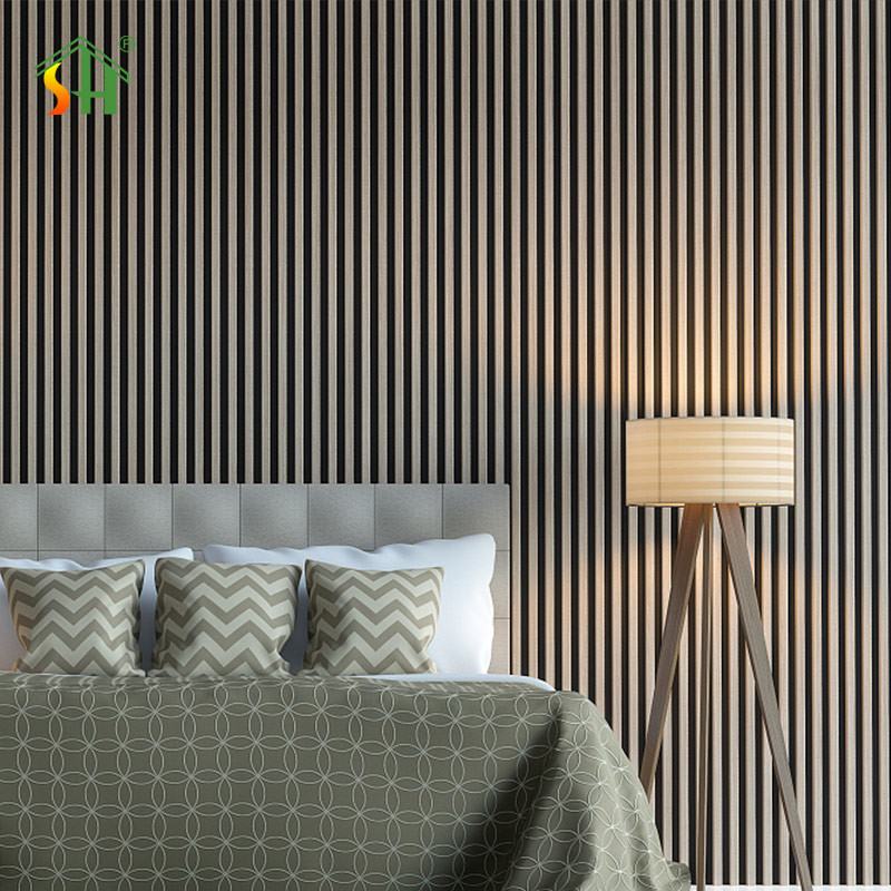 Eco Friendly 3D Decorative Wall Panels Sound Proof WPC Wall Panel Interior