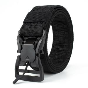 China Magnetic Alloy Nylon Mesh Belt 120cm Quick Release Buckle Belt wholesale