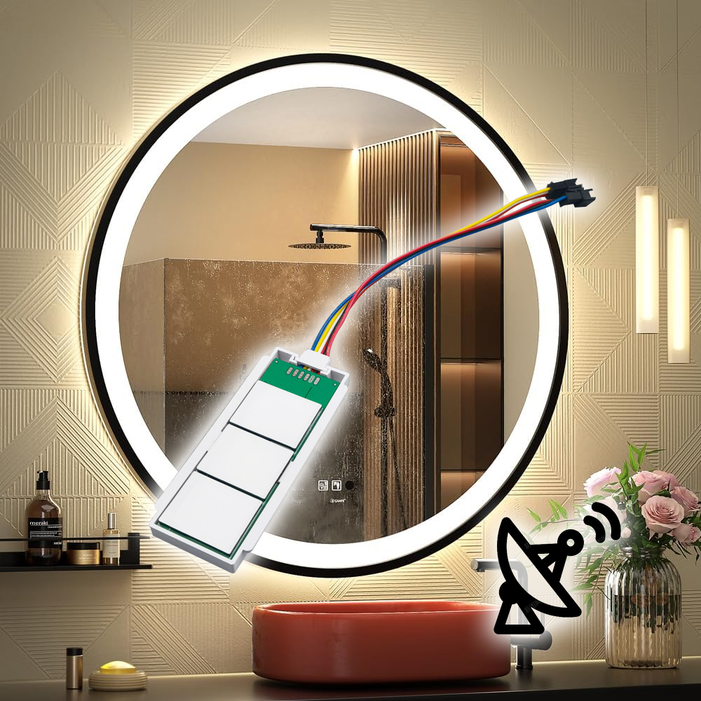 DC12V 12W Split Three Buttons Stepless Dimming Touch Sensor for Bathroom Led Mirror