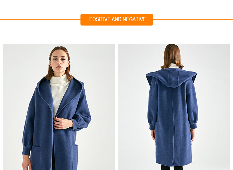Long Style Women'S Ankle Length Winter Coat With Hood And Big Pocket