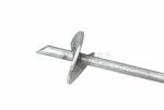 1-1/4'' Forged No-Wrench Helix Earth Anchor