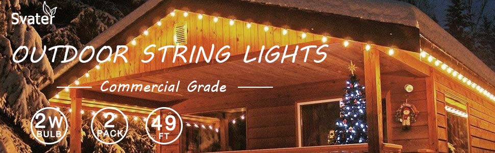 3v 6w 34ft Outdoor Solar LED String Lights For Garden E27 LED Filament Bulbs For Decoration