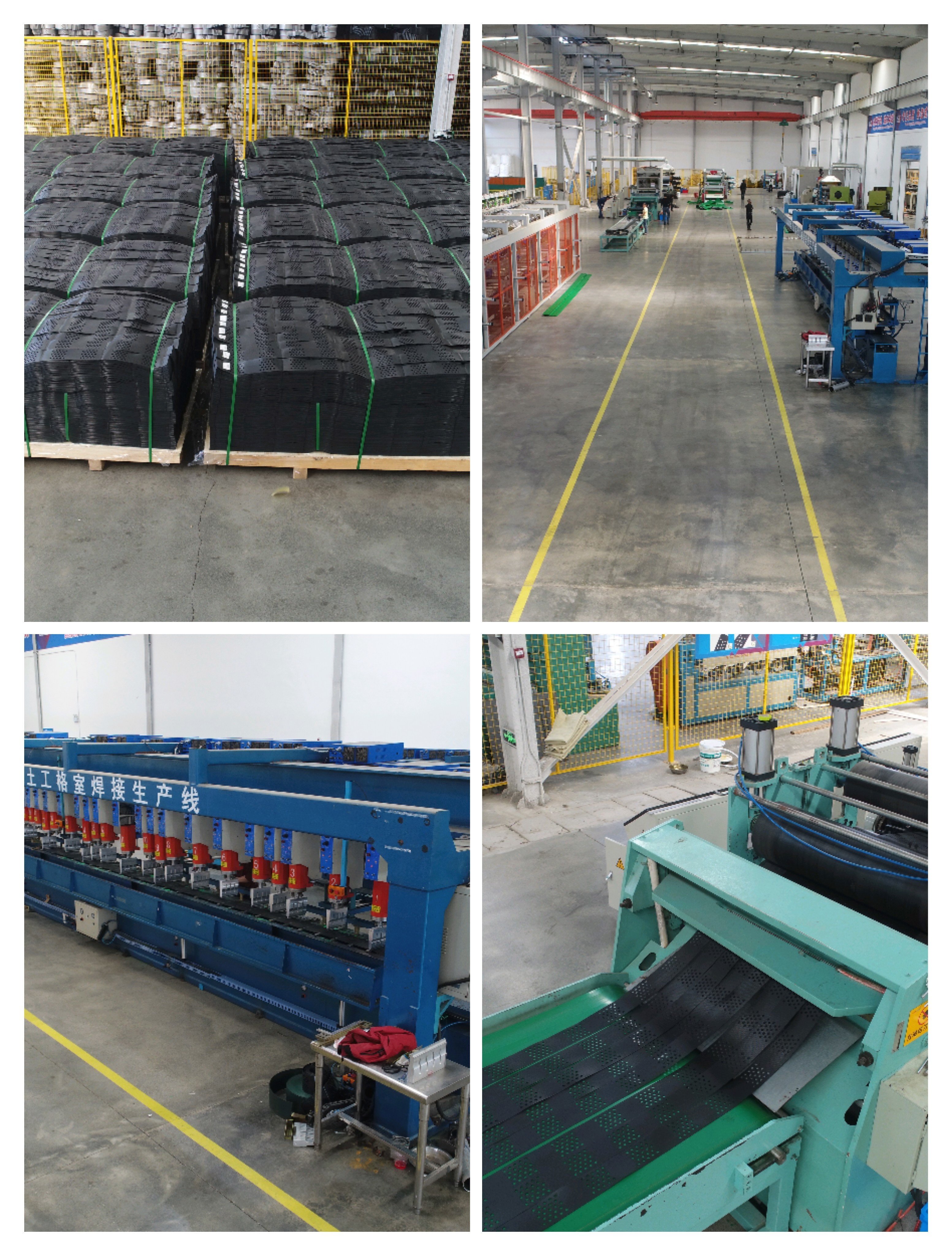 Plastic Matting HDPE Geocell Gravel Mats For Soil Stabilizer And Slope Protection