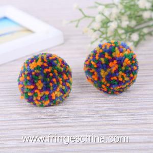 China Wholesale Colorful DIY Decoration Cashmere Pom Pom Ball wholesale