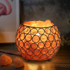 China 15W Dimmable Warm Yellow Rock Salt Lamp Night Light wholesale