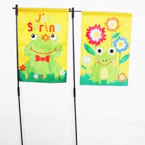 China Spring Seasonal Garden Flag Frog wholesale
