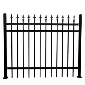 China Garden Spearhead Fence Panels Tubular Steel Fence Galvanized Welded Wire Outdoor Metal 358 wholesale